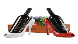 High Heel Shoe Wine Rack Wine Bottle Holder Stylish Rack Gift Basket Accessory Home Kitchen Bar Tools Red Storage Holder7034329