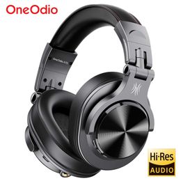 Headphones Earphones Oneodio Fusion A70 Bluetooth 5.2 Earphones Hi Res Audio Over Ear Wireless Headset Professional Studio Monitor DJ Earphones 72H S24514