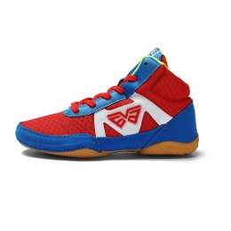 Kids Professional Wrestling Shoe Lightweight Boys Girls Boxing Shoes parent-child Soft Sport Sneakers Trainer Size 32-44