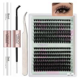 YSDO 14 Rows Individual Lashes Set DIY Clusters Mix Eyelash Extension Bundles Natural Thick 8D False Eyelashes Makeup Faux Cils 240527