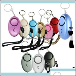 Other Home Garden Garden130Db Egg Shape Self Defence Alarm Girl Women Security Protect Alert Personal Safety S Loud Keychain Alarm Dhzaj