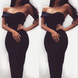 Simple Satin Sheath Cocktail Dresses Sexy One Shoulder Tea Length Short Prom Party Dress Evening Gowns 271A
