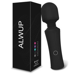 Powerful AV Vibrator Female Magic Wand Nipple Clitoral Stimulator Rechargeable Muscle Massager Adult Products Female Sex Toy