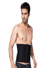 WholeBelly Waist Shaper 3 Row Hook Eye Belt Abdomen Cincher Girdle Men Women 2016 Fashion9766426