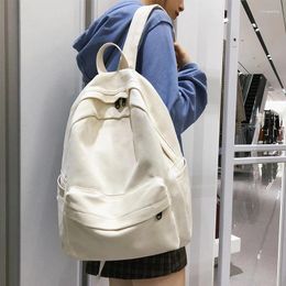Backpack Kawaii Women Cotton Canvas School Bag Teenage Girl Backpacks Fashion Ladies Satchel Drop