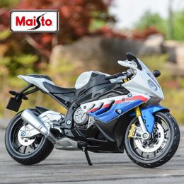 Cars Diecast Model Cars Maisto 1 12 BMW S 1000 RR Die Cast Automotive Collective Hobbies Motorcycle Model Toys d240527