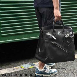Designer Same Zhou Dong's Bag Limited Edition Bag Hac40 Platinum Bag Men's and Women's Business Commuter Bag Travel Bag
