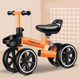 Bikes Ride-Ons Balance car children without pedals 1-2-3 years old baby four-wheeled sliding infant yo-yo twisting car riding walker Y240527