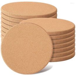 Table Mats 16 Pack Cork Thick Trivets For Dishes And Pots Heat Resistant Multifunctional Board Pads