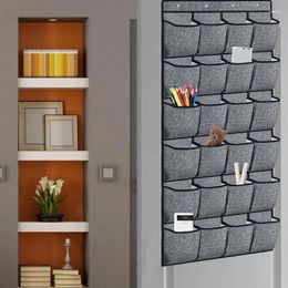 Storage Boxes Over Door Shoes Organiser Wall Mounted Sundries Pocket Large Mesh Cloth Box Holder Bag Hanger For