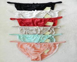 Yavorrs 6 Pieces Pure 100 Silk Women039s String Bikini Panties Underwear6538307
