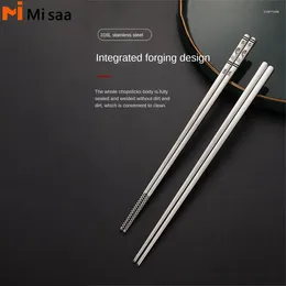 Chopsticks Anti-scald 316 Stainless Steel No Not Mouldy Grade Tableware Non-slip Easy To Clean