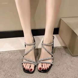 Sandals Minimalist s Women's 2024 Summer Elegant Mature Strap High Heel Women Designers Zapatos Mujer Sandal Minimalit ' ce3 Deigner Zapato