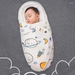 Blankets 2024 Spring Summer Born Sleeping Bag Neck Guard Thin Cotton Baby Warm Soft Head Function For Kids