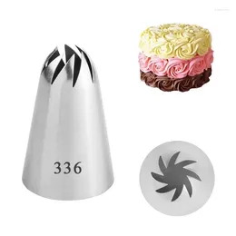 Baking Moulds 1pc Piping Nozzles Large Size Decor Cream Flower Rose Icing Tips Cake Fondant Tool Cupcake Decoration #336