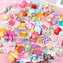 Clay Dough Modelling 30 pieces of DIY candy Colour cake chocolate supplies crystal charm resin adhesive toy accessories phone case decoration WX5.26