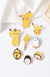 New Animal Brooches Bell Cartoon Cute Anime Pins High Quality Fashion Accessories Gift for Kids Women Lapel Shirts Badge8082607