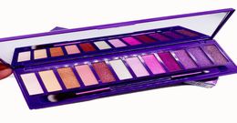 Ultraviolet 12 Colours Eye shadow Palette With Brush Eyeshadow Palette Makeup Eyeshadow NUDE Matte Shimmer Palette High quality 3986045