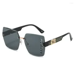 Sunglasses Frames Verano Fashion Women Men Designer High Quality Letter Sun Glasses Girl Eyewear Ladies UV400 Lentes