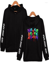 Men039s Hoodies Sweatshirts YoungBoy Never Broke Again Men39s Hoodie With Hood Zip Jackets Men Fleece Streetwear Warm Trac4193365