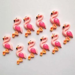 Clay Dough Modelling Clay Dough Modelling 8 pieces/batch of flamingo adhesive resin DIY accessories toy fillers transparent fluffy adhesive plastic gift toys WX5.26