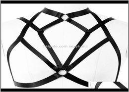 vintage wedding garters Garters Body Harness For Womens Lingerie Adjust Plus Size Chest Cage Bra Hollow Out Goth Sexy Halloween Da6775533