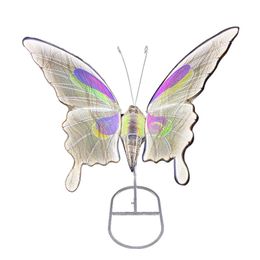 wedding hall props air wings mall performance party decora pendant wedd Iron art electric intelligent dynamic luminous butterfly