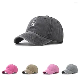 Ball Caps Letter Embroidery Couple Baseball Cap Retro Trendy Dad Hats Anti-Sun Breathable Hip Hop Gorras Four Seasons