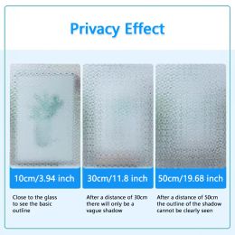Window Film Privacy 3D Decorative Window Vinyl Static Cling Window Sticker Non-Adhesive Stained Removable Glass Window Decals