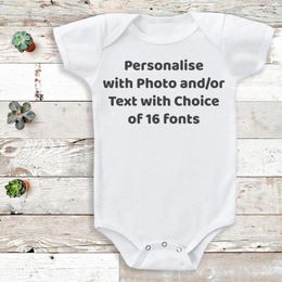 Party Favour Custom Infant Bodysuit Personalised Clothing Gifts For Baby Parents Shower Gift