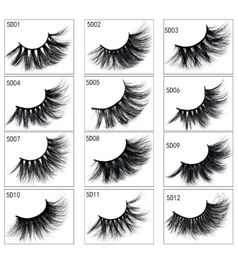 1 Pair 100 Mink Eyelashes Handmade 3D Big Volumn Crisscross False Eyelash Extra Length 25mm Eye Lashes Eye Makeup Beauty Tools2591713