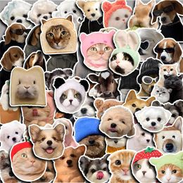 10/30/50pcs Funny Cartoon Cute Cat MEME Graffiti Stickers Anime Decals Skateboard Motorcycle Laptop Phone Car Waterproof Sticker