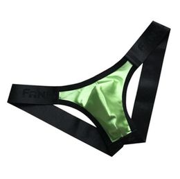 Underpants Mens Panties Sexy Male Underwear Men Jockstrap Briefs Gay Slip Homme Soft Hollow Thongs Strings Tanga Penis Pouch8086091