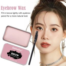 Eyebrow Soap Wax With Trimmer Fluffy Feathery Eyebrows Pomade Gel For Eyebrow Styling Makeup Soap Brow Sculpt Lift Supplies