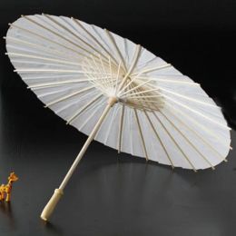 60cm 80cm Parasol Paper Bamboo Umbrellas Wedding Party Favor for Kids DIY Bridal Shower Centerpieces Photo Props Decor