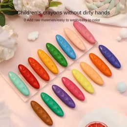 Crayon 12/24/36 Washable Color Non Dirty Hand Childrens Hole toxic Baby Colorful Art Supplies WX5.23 28CA