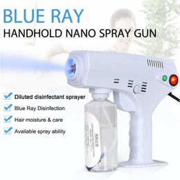 2020 New Hot Handheld Electric Hair Nano Spray Gun Blue Ray Disinfectant Steriliser 1200W Big Power 256P