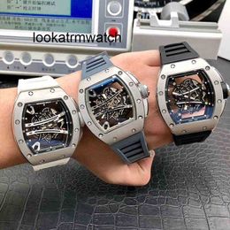 Men Watch Luxury Watches Luxury Mens Mechanical Watch Business Leisure Rm61-01 Fully Automatic Fine Steel Case Tape Trend SAE8E