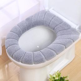 Toilet Seat Covers Portable Warm Soft Lid Cover Washable Mat Home Decor Closestool Bathroom Accessories