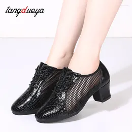 Dance Shoes Ballroom Women Standard Salsa Latin For Charm Jazz Training Shoe Bachata Modern Dancing Female Sne