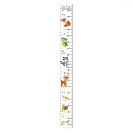 Decorative Figurines Kids Meter Wall Chart Hanging Height Growth Measuring Ruler Baby Nursery Decor