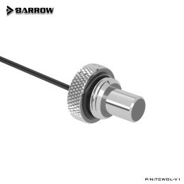 BARROW Computer Water Cooling Temperature Sensor Cheque Scew Water Plug Lock FIttings,G1/4",Black/ Silver/White/Gold,TCWDL-V1