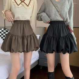 Skirts Skirt Cute Sweet Pleated Women Autumn Sexy Ruffles High Wiast Mini Girl Fashion All Match A Line Short