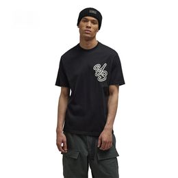 Designer Mens T Shirt Black Short Sleeves Shirts with Letter Y-3 Print Summer Clothing Women Tshirt