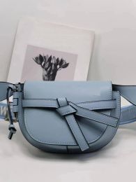 10A luxury designer fashion shoulder bag designer bling bandbag for women leather Saddle Women's Shoulder crossbody bow tie body bag hourglass bag