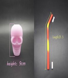 handy skull design new silicone hose silicone water pipes hookah2763818