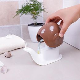 Liquid Soap Dispenser Creative Snail Shape Cosmetics Bottles Bathroom Hand Sanitizer Shampoo Body Wash Lotion Bottle Hardware