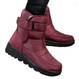 Boots 2024 Warm Women's Snow Waterproof European Size 44 Casual Shoes