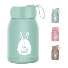 Water Bottles 1Pcs Kawaii Cute Bottle Cartoon Glass For Kids Student Girls Portable Drink Tea