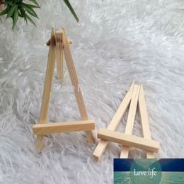 Wholesale-24Pcs Lot Mini Display Miniature Easel Wedding Table Number Place Name Card Stand 12 7cm 254i